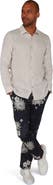 Lords of Harlech Charles Flat Front Chino Printed Pant