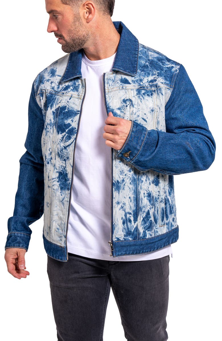 Maceoo Ascension 0007 Denim Jacket, Alternate, color, Blue