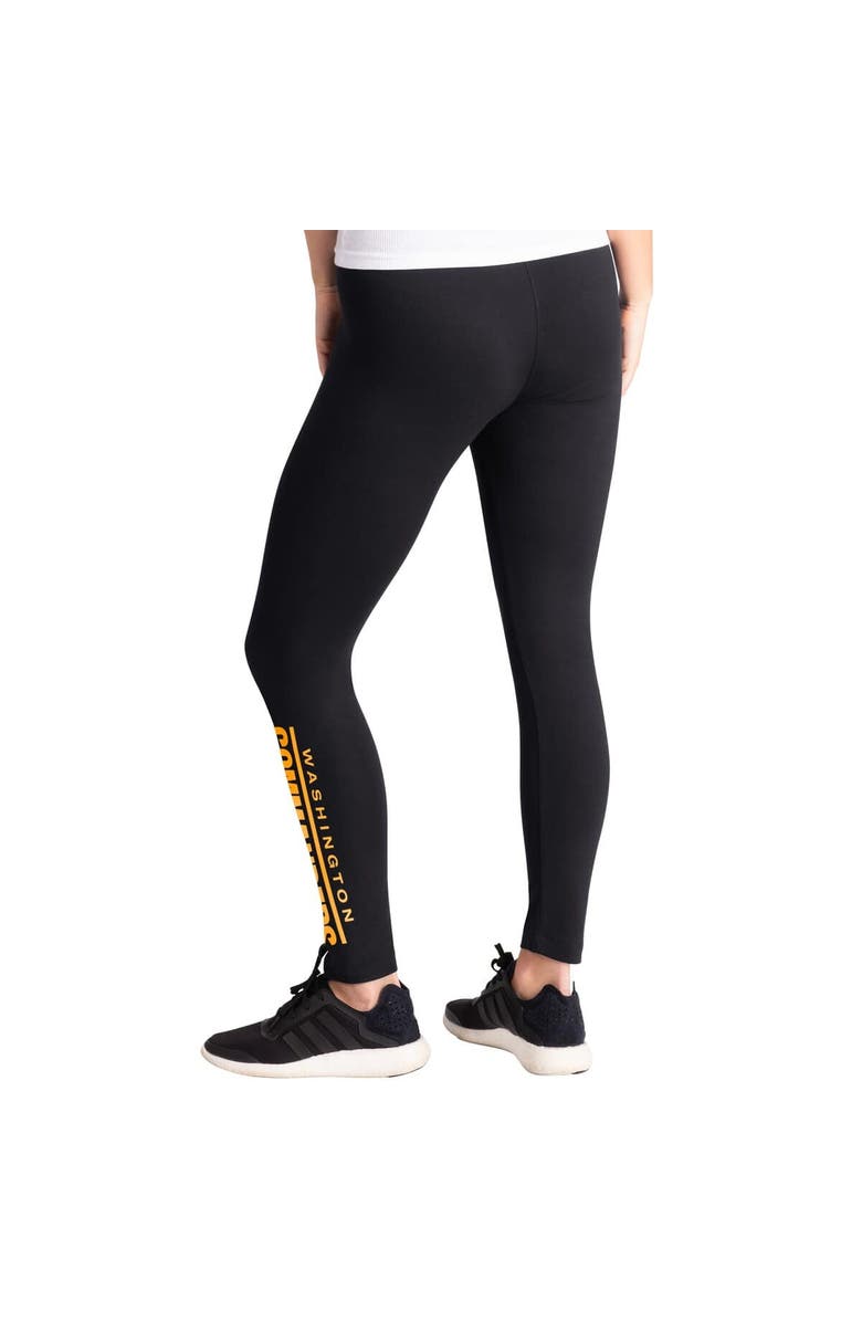 G-III 4HER BY CARL BANKS Women's G-III 4Her by Carl Banks Black Washington Commanders Pregame Leggings, Alternate, color, Black