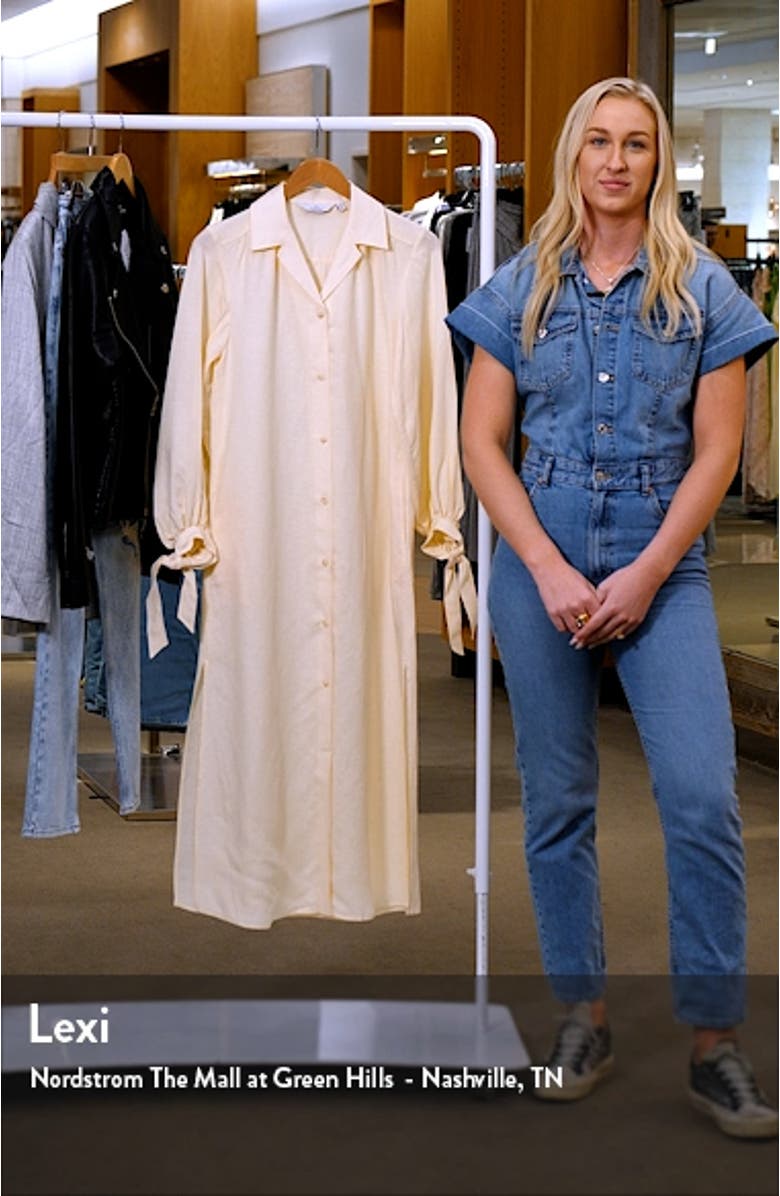 Paisley Tiered Shirtdress, sales video thumbnail