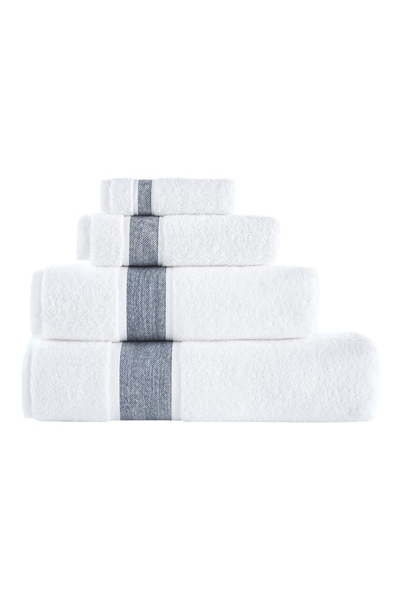 Ottoman Rolls 2-Pack Turkish Cotton Washcloths, Main, color, ANTHRACITE
