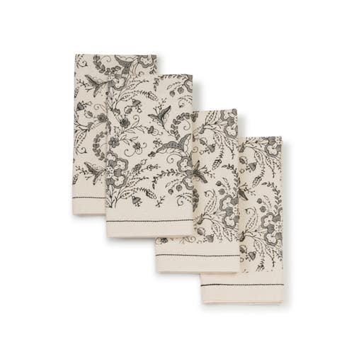 Sustainable Threads Hand Block Printed Napkins In Multi