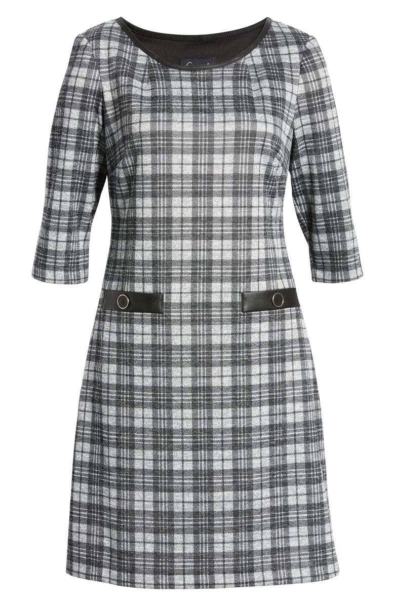 Connected Apparel Knit Sweater Dress, Alternate, color,