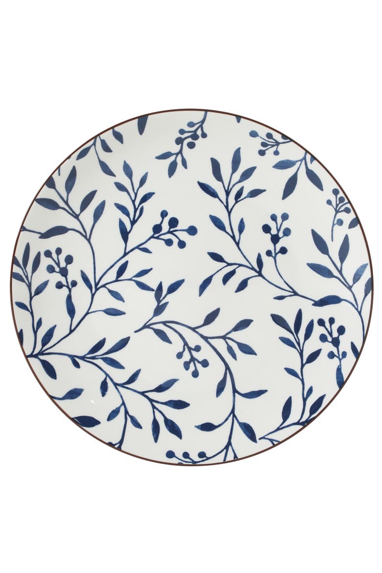 Palace Suite Stoneware Dinnerware Set, Alternate, color, Blue/White