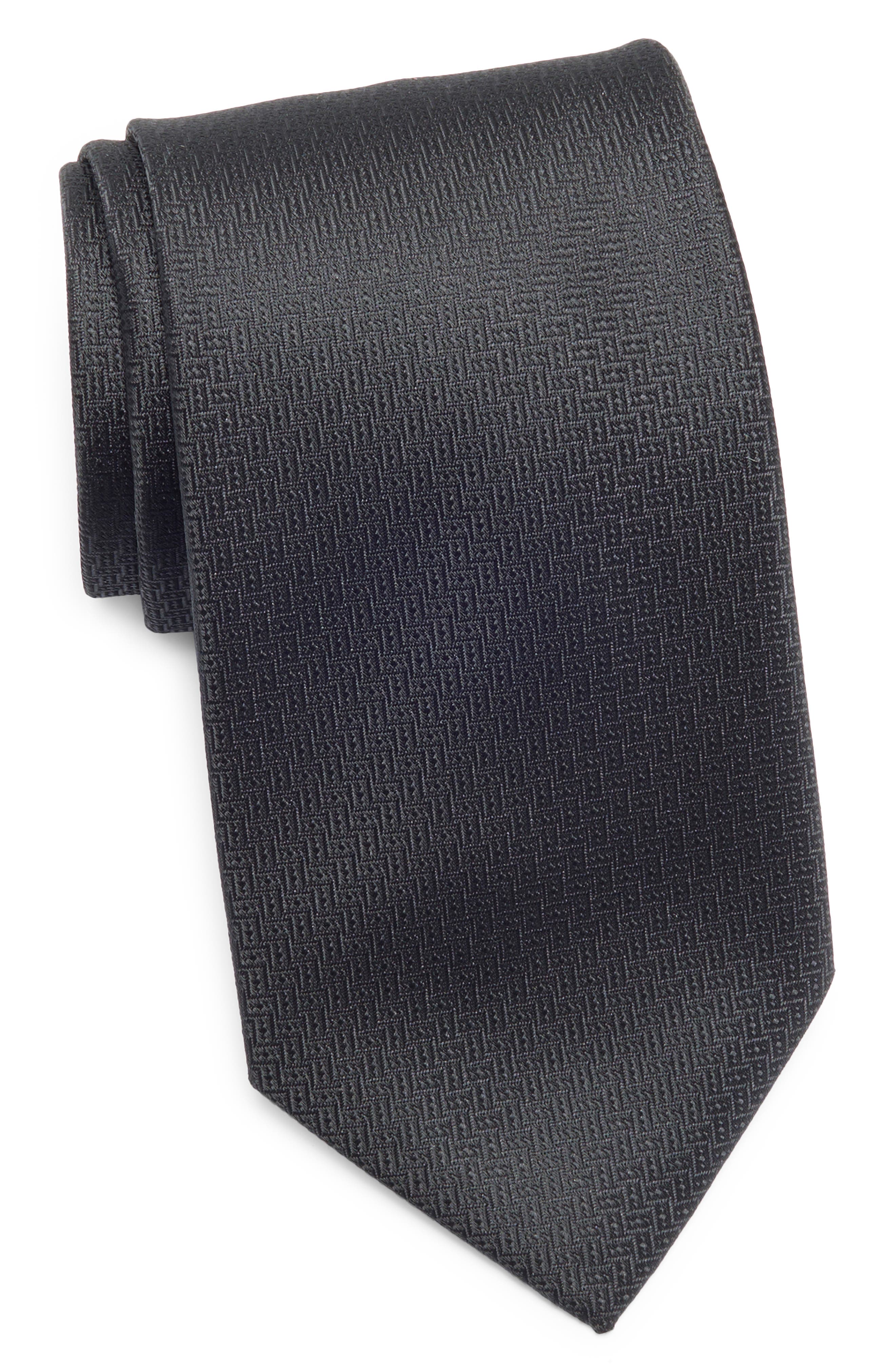 TOM BAINE Geo Jacquard Tie