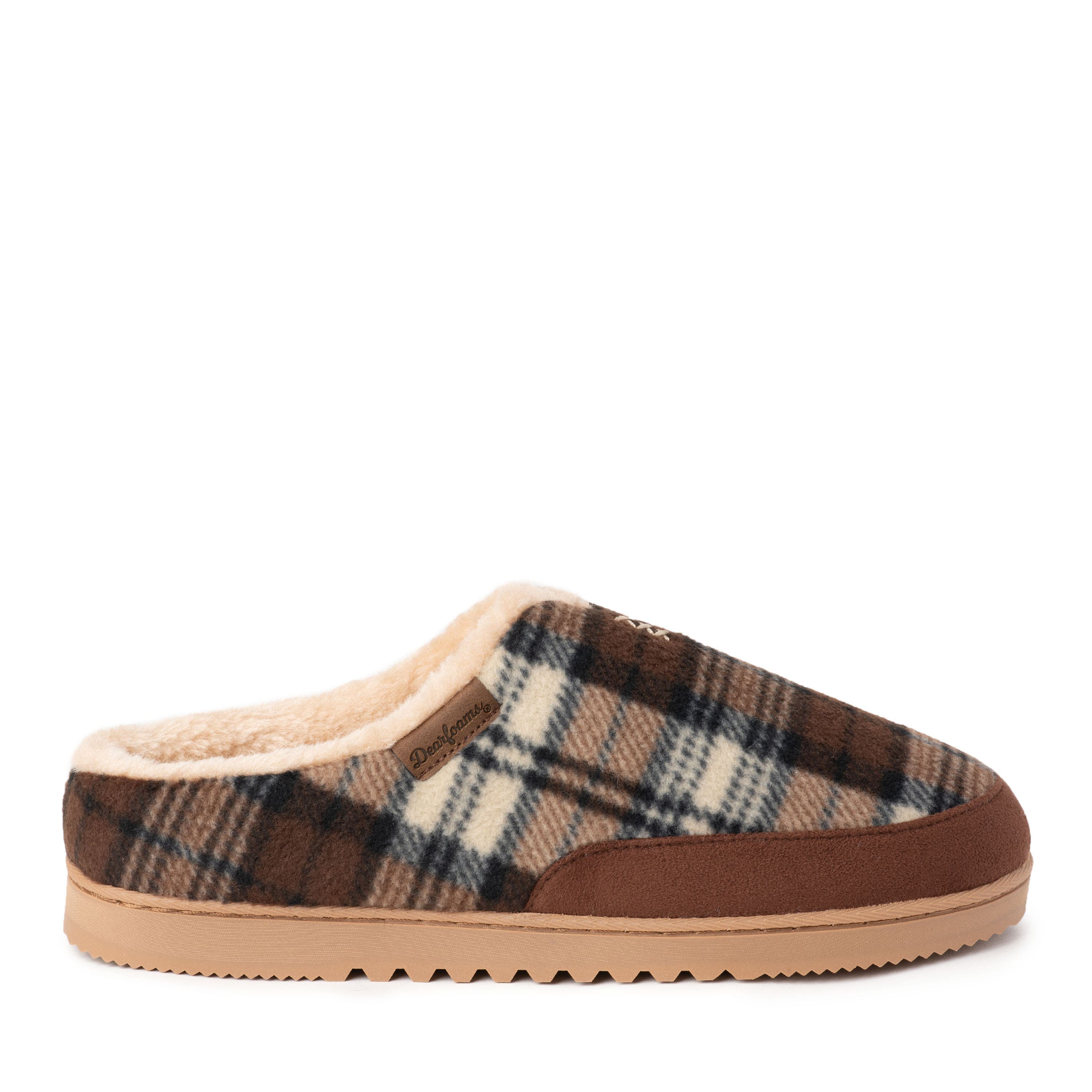 Aldan Clog Slippers, Alternate, color, BROWN