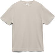 MANGO Solid Cotton T-Shirt