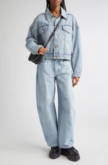Alexander Wang Blow Up Mid Rise Balloon Leg Jeans | Nordstrom