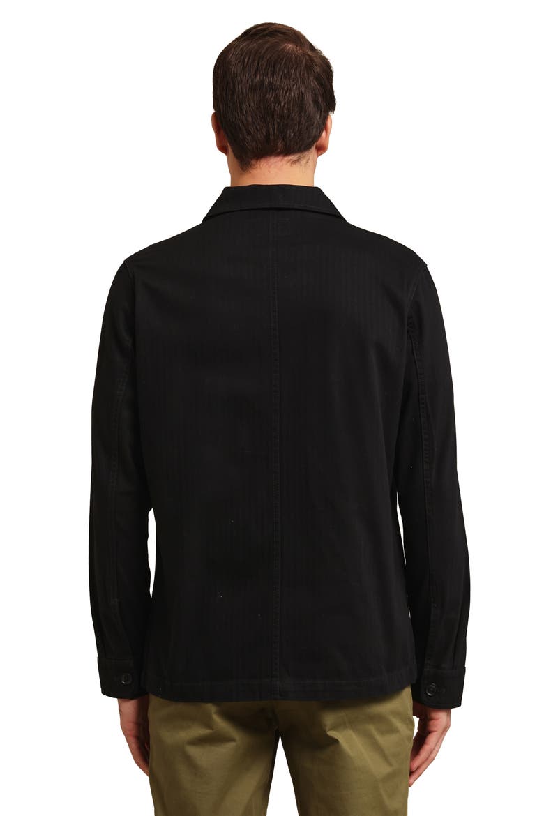 Men's Shirt Jacket, Alternate, color, Black