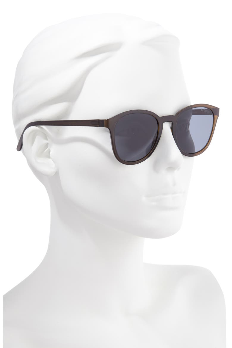 Renegade 51mm Keyhole Sunglasses, Alternate, color, TRUFFLE/ SMOKE MONO