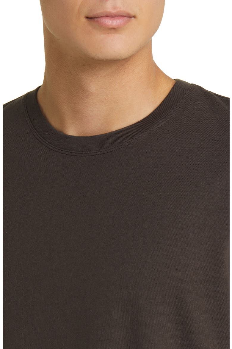 Logo Cotton T-Shirt, Alternate, color, MARRON