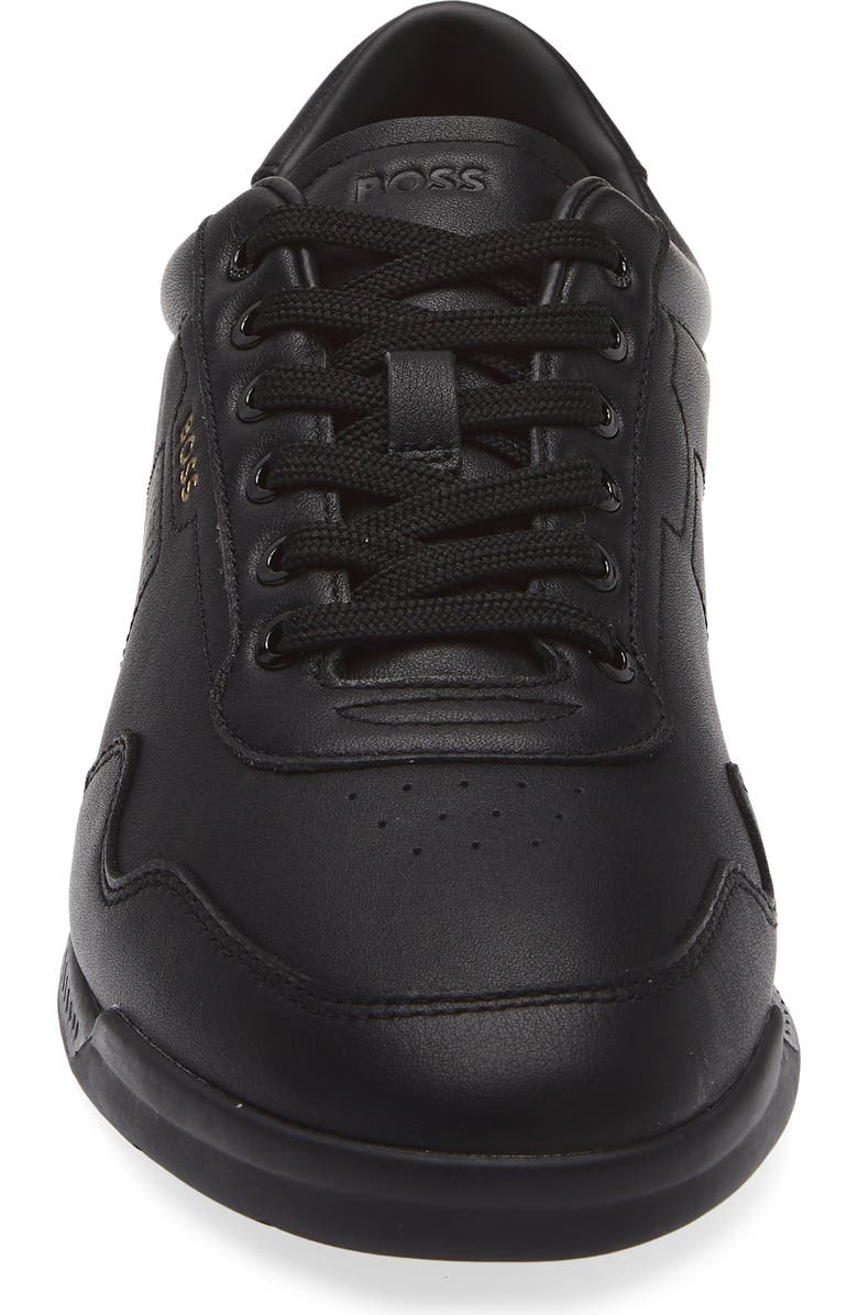 BOSS Titanium Low Top Sneaker, Alternate, color, Black