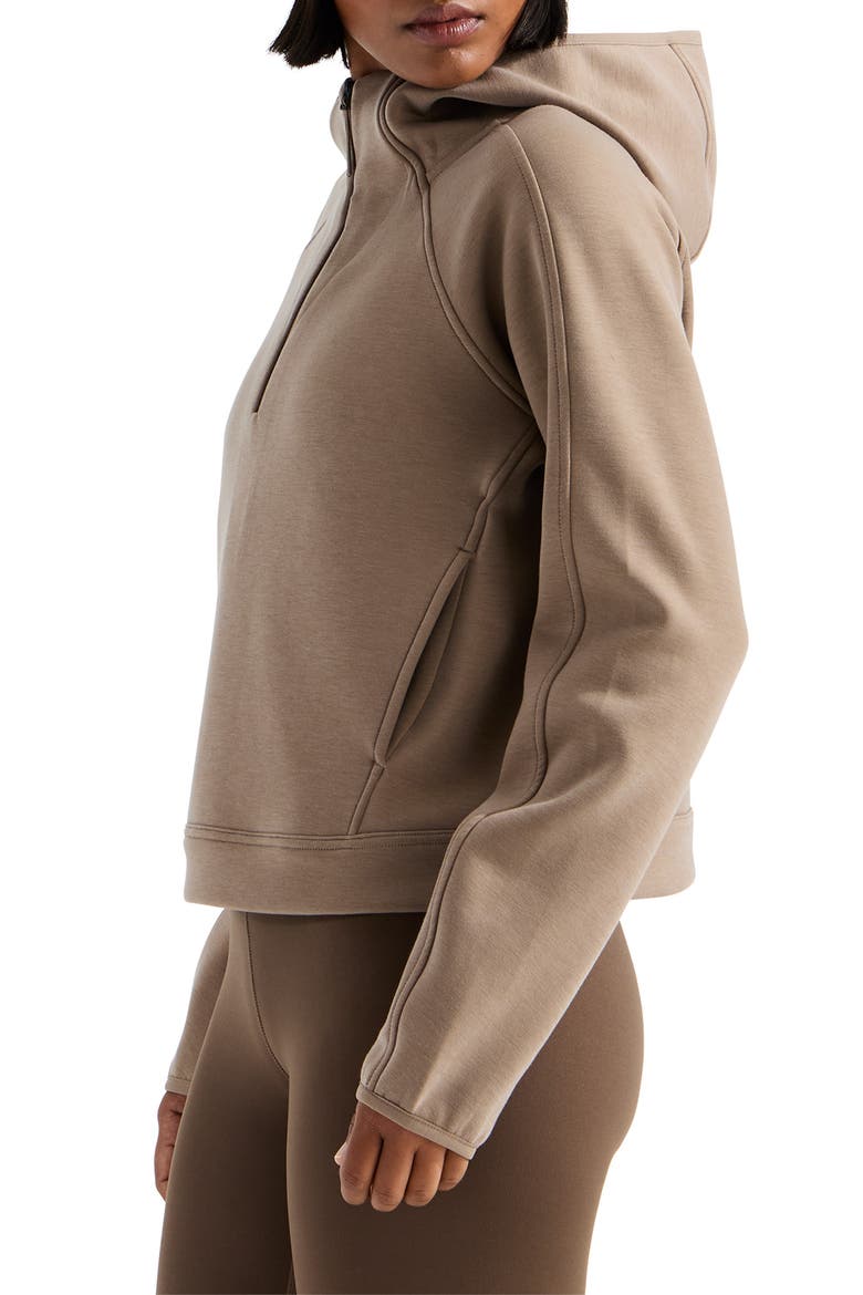 Jaida FlashDry-XD Half Zip Hoodie, Alternate, color, GARNET