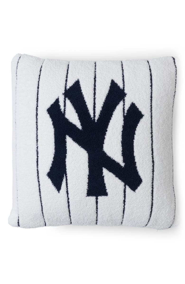 Barefoot Dreams<sup>®</sup> CozyChic<sup>®</sup> New York Yankees Accent PIllow, Main, color,