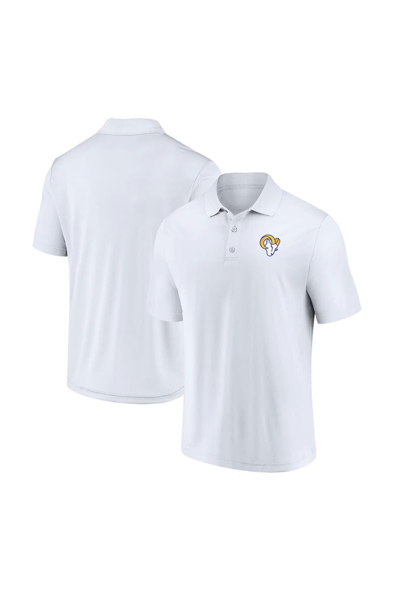 Men's Fanatics Branded White Los Angeles Rams Component Polo, Main, color, White