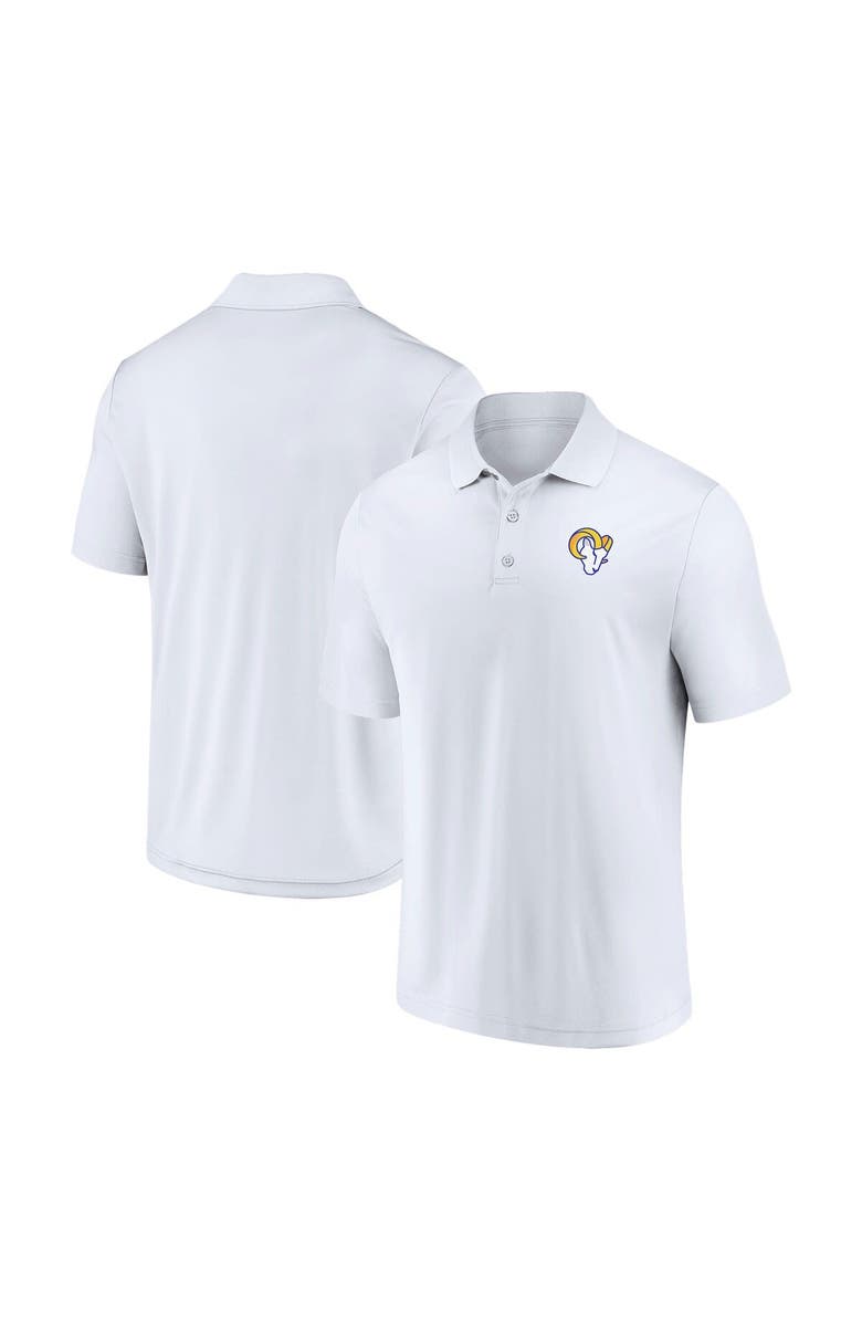 FANATICS Men's Fanatics Branded White Los Angeles Rams Component Polo, Main, color, White