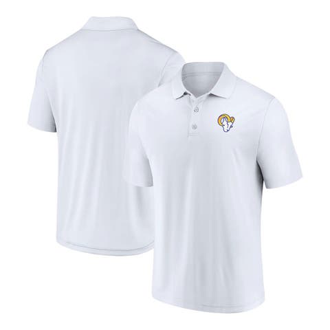 Men's Fanatics Branded White Los Angeles Rams Component Polo