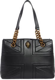 Kurt Geiger London Kensington Union Jack Leather Tote Bag