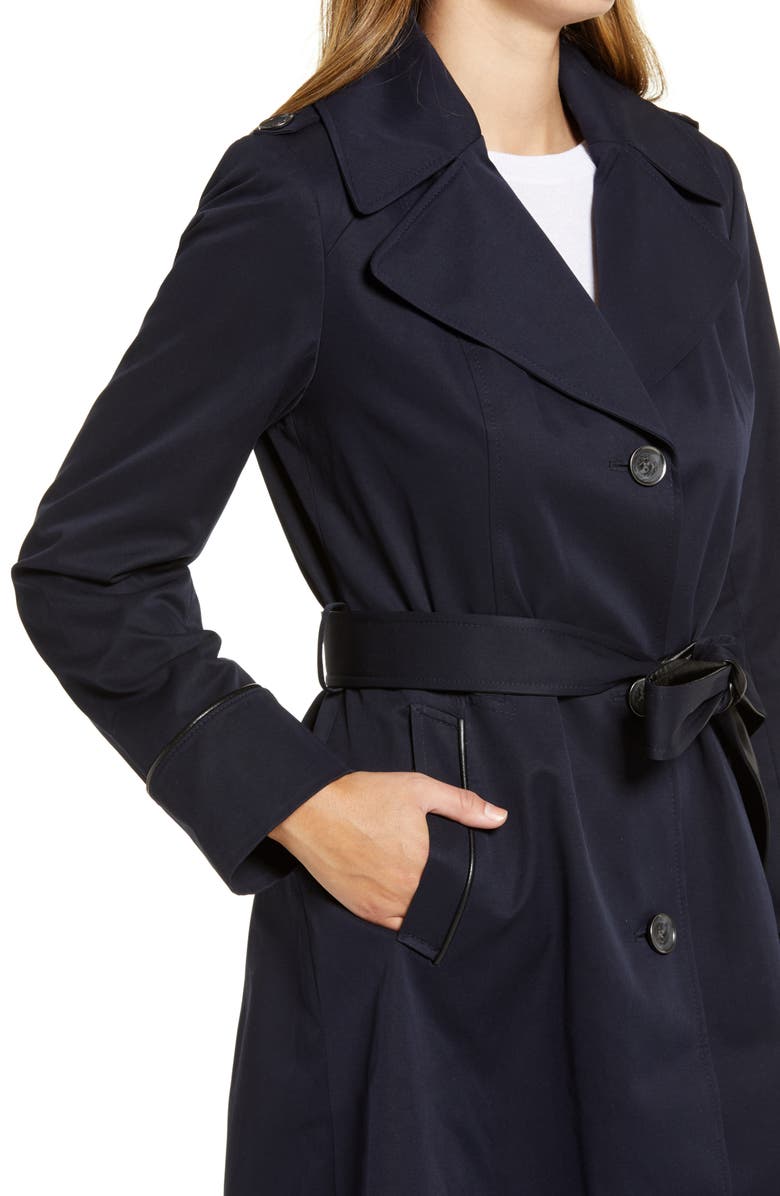 Via Spiga Hooded Trench Coat, Alternate, color,