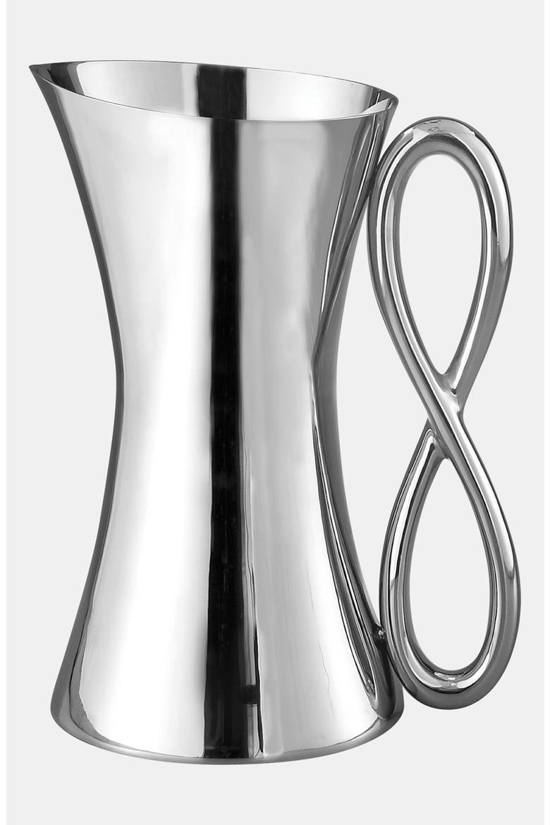 'Infinity' Pitcher, Main, color, SILVER