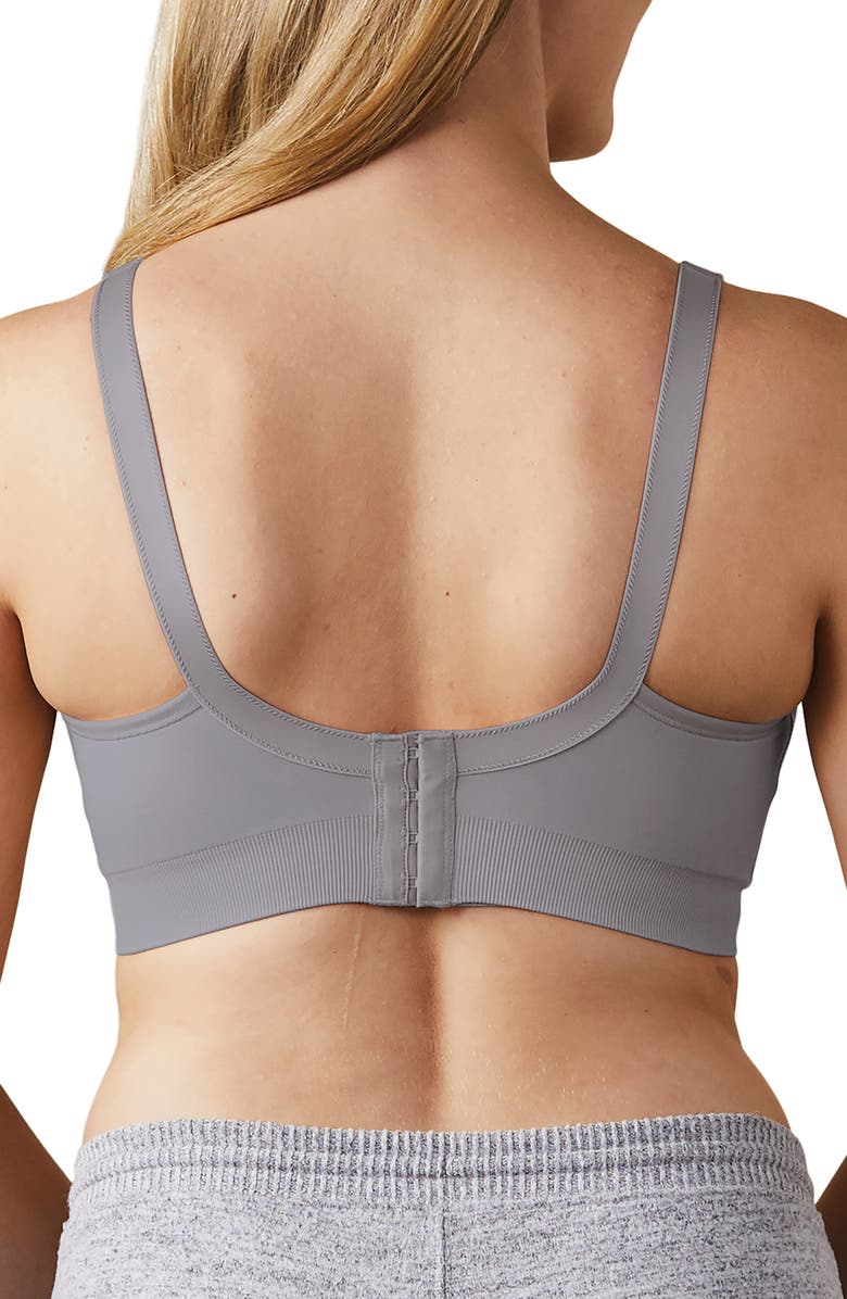 Bravado Designs Body Silk Seamless Maternity/Nursing Bra, Alternate, color, Silver Belle