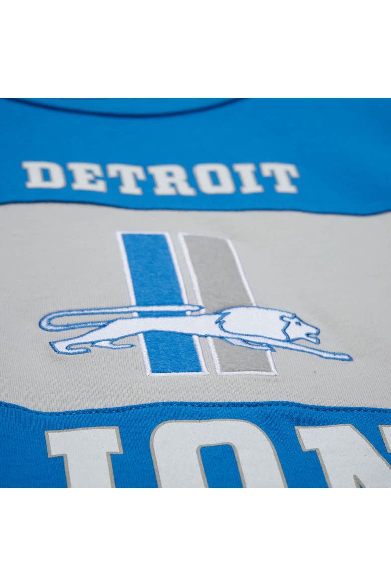 Men's Mitchell & Ness Blue Detroit Lions Retro Colorblock Tank Top, Alternate, color, Blue