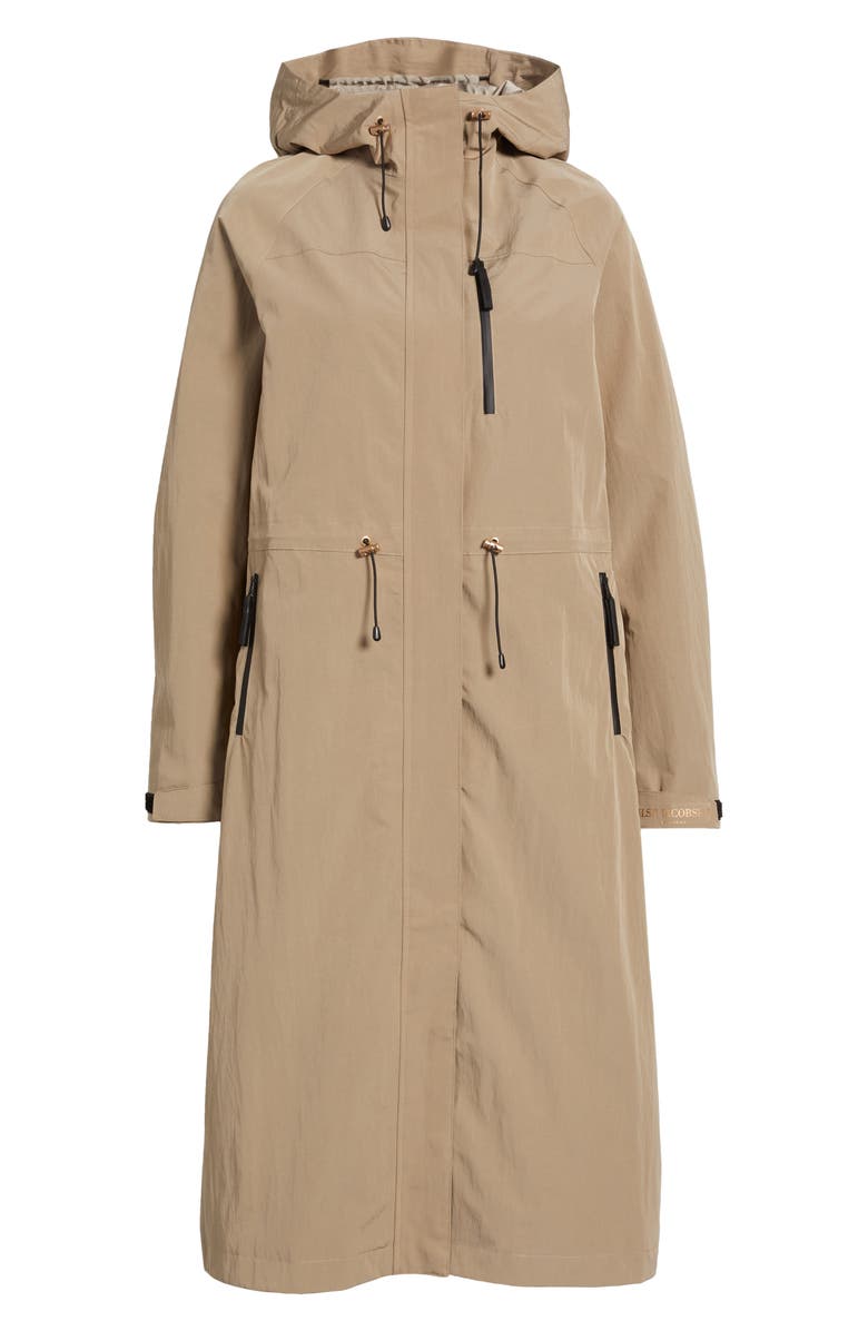 Ilse Jacobsen Rainvision Waterproof Hooded Long Raincoat, Alternate, color, 