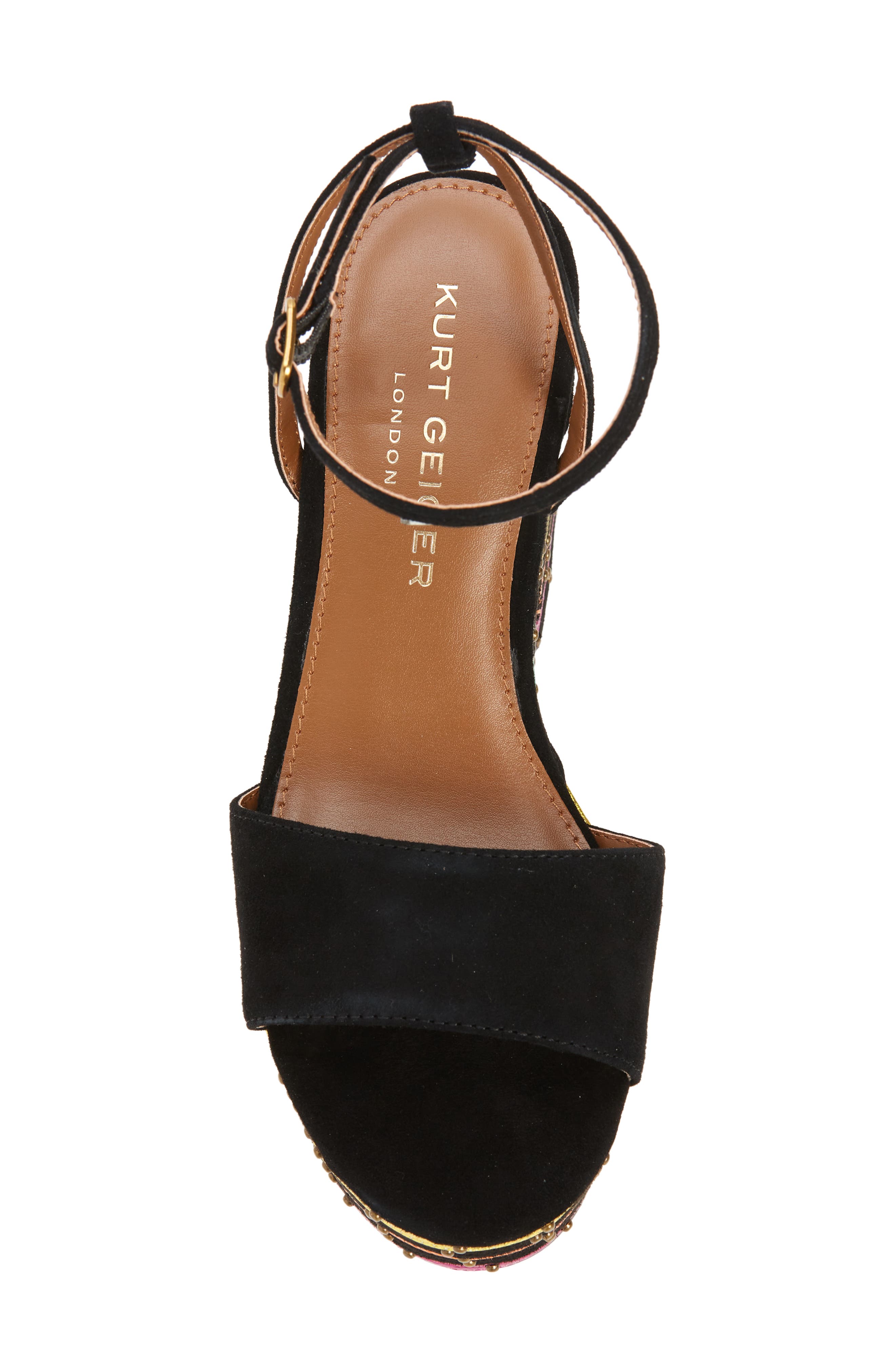 Kurt Geiger London Shoreditch Rainbow Platform Sandal, Alternate, color, 