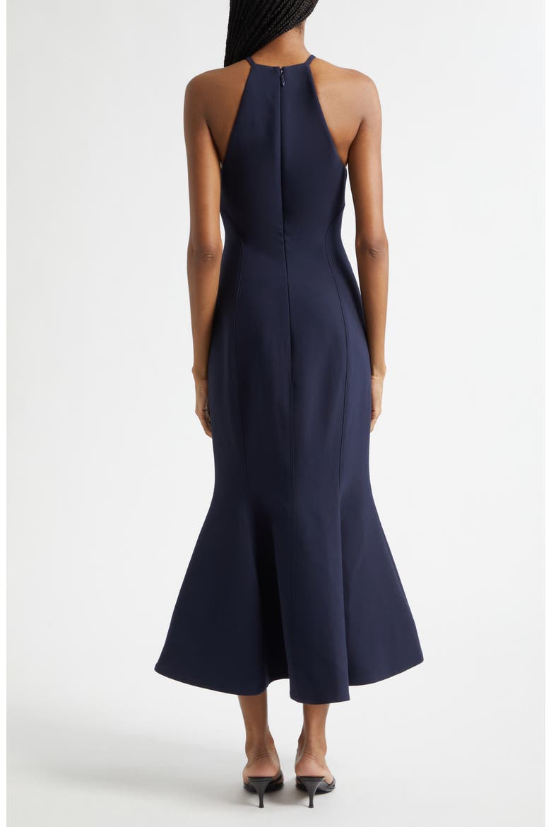 Miriam Sleeveless Trumpet Gown, Alternate, color, NAVY