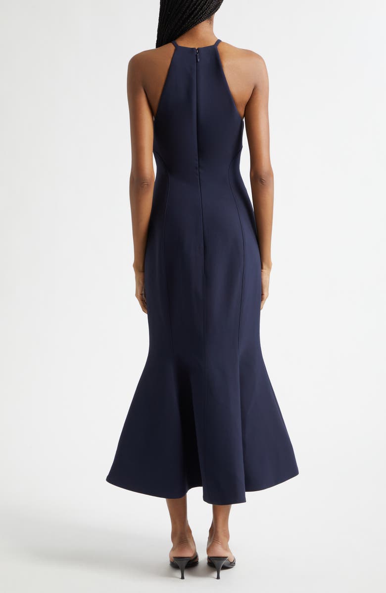 Cinq à Sept Miriam Sleeveless Trumpet Gown, Alternate, color, Navy