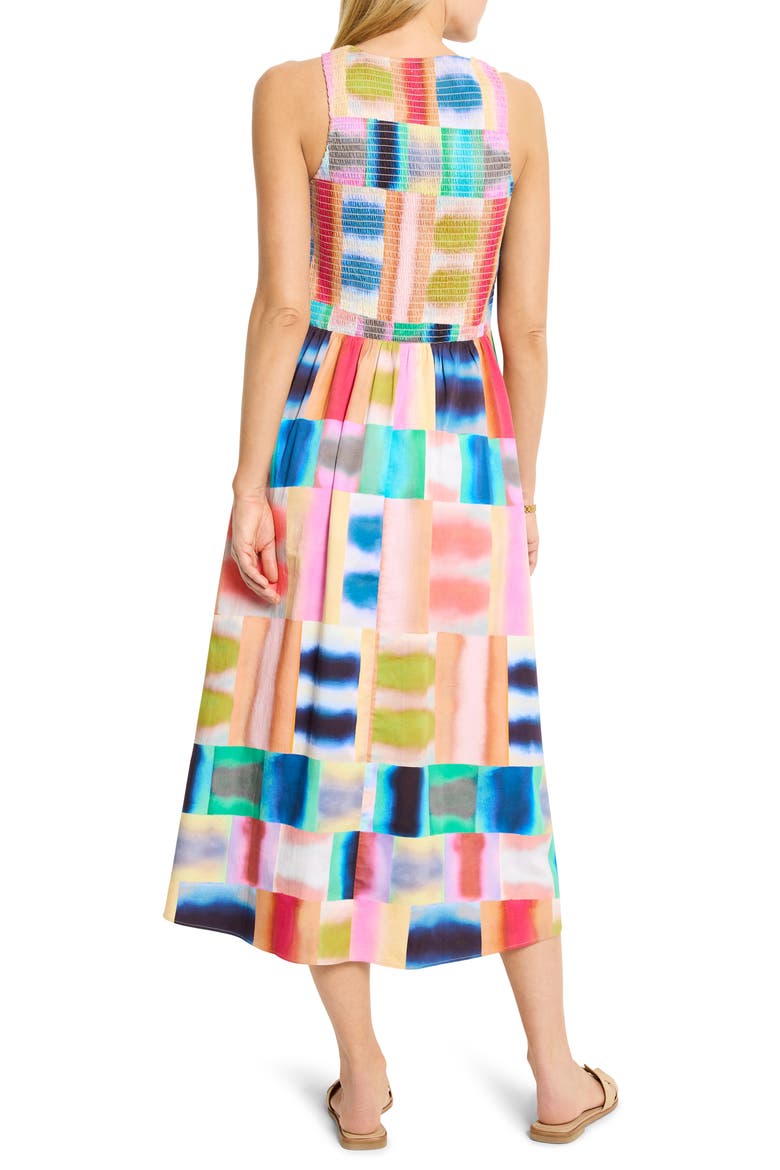 Anna Portofino Print Midi Sundress, Alternate, color, PINK MULTI