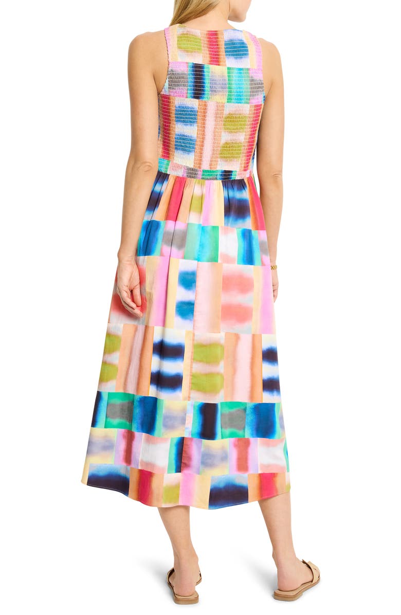 NIC+ZOE Anna Portofino Print Midi Sundress, Alternate, color, Pink Multi