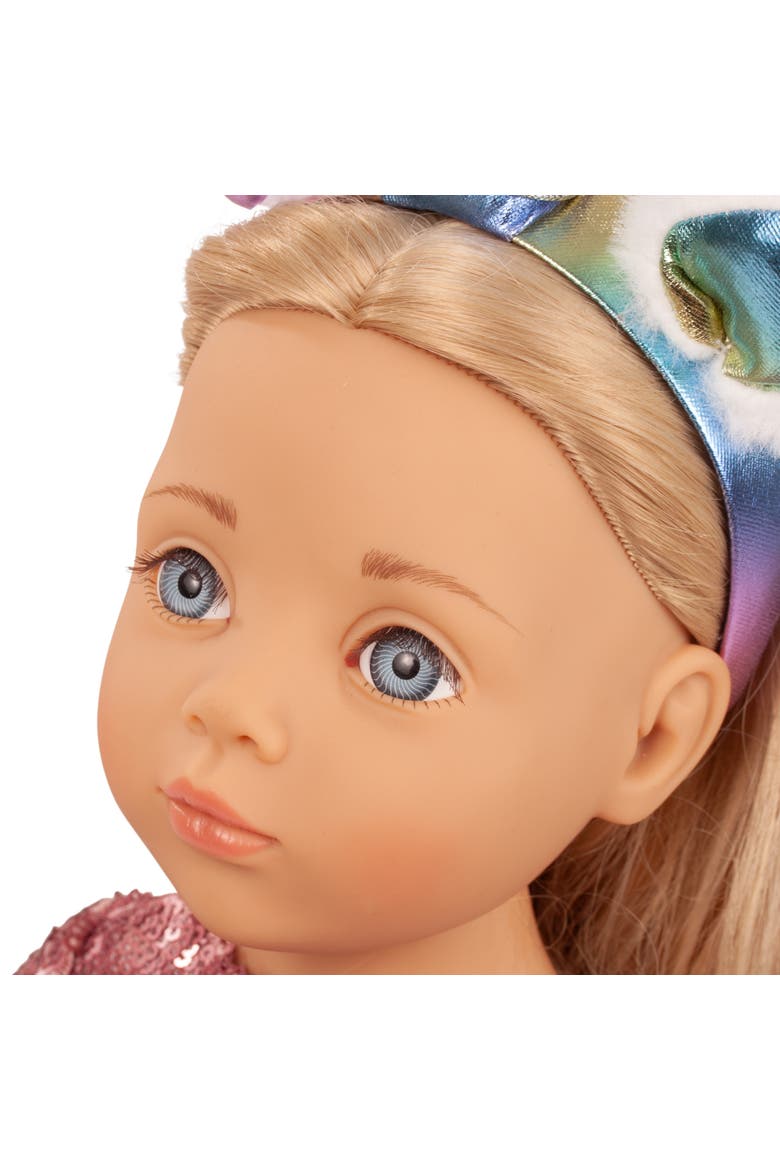 Happy Kidz Anna Unicorn - 19.5" Standing Poseable Doll, Kids 3+, Alternate, color, Multicolored