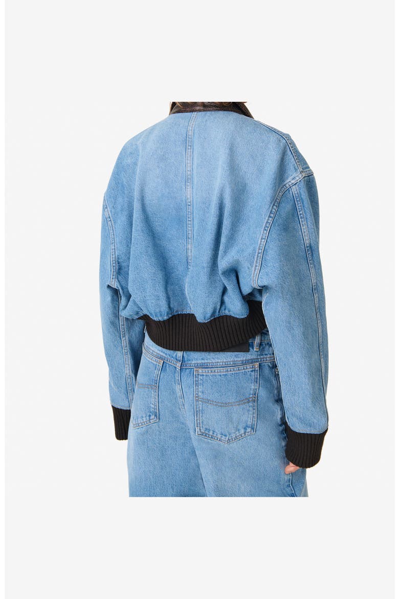 The Audace Denim Jacket, Alternate, color, 80'S DENIM