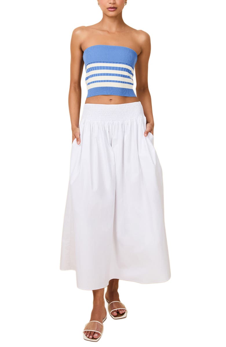 Solid & Striped The Noreen Cotton Maxi Skirt, Alternate, color, 