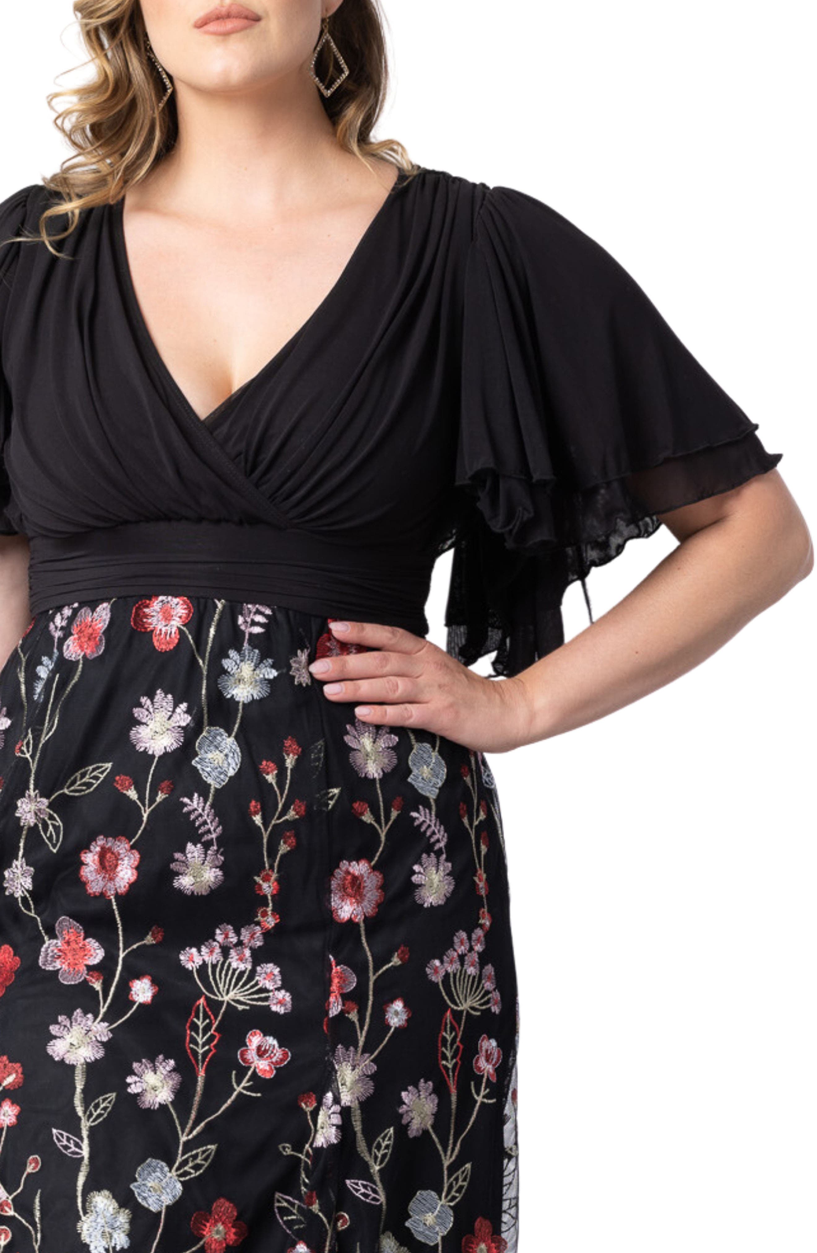 lillian embroidered cocktail dress product info and reviews Color:BROWN Season 26FALL My Navy Dress Blues Youll want to dance