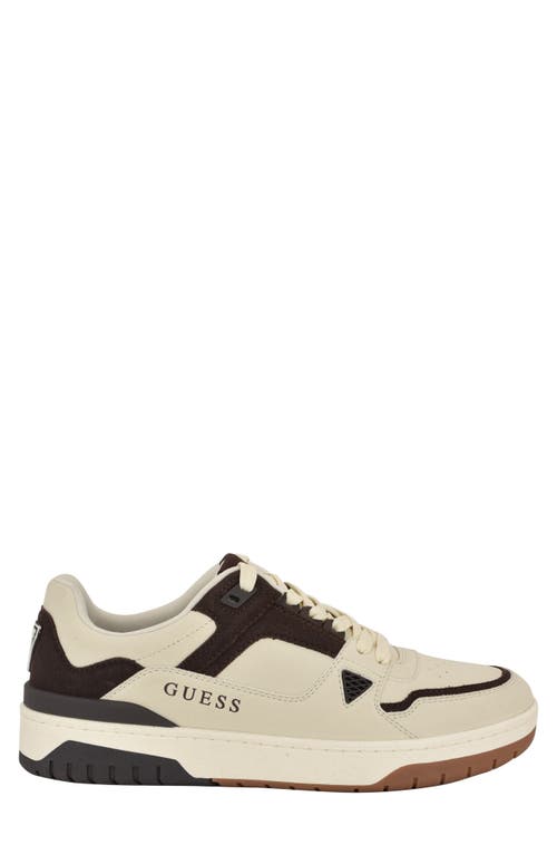 Guess Nadine Sneaker In Ivory Multi