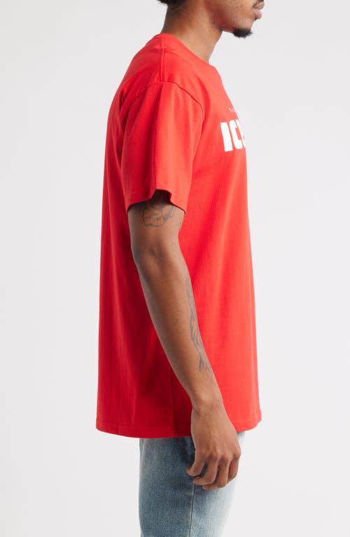 Icecream Luger Graphic T-shirt In Red