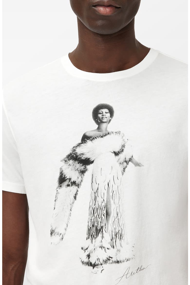 Aretha Franklin Graphic T-Shirt, Alternate, color, SALT