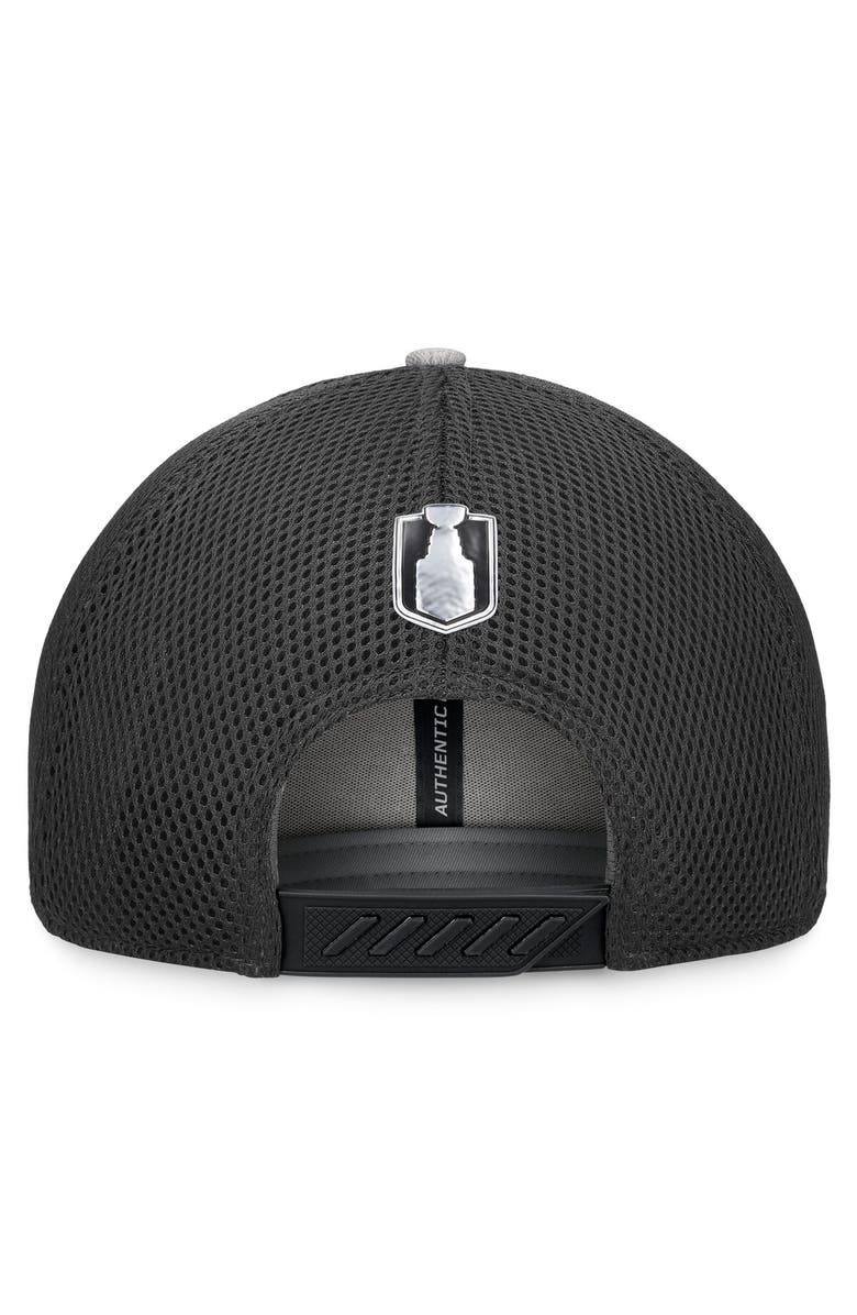 FANATICS Men's Fanatics Gray/Charcoal Florida Panthers 2024 Stanley Cup Champions Locker Room Meshback Structured Adjustable Hat, Alternate, color, 