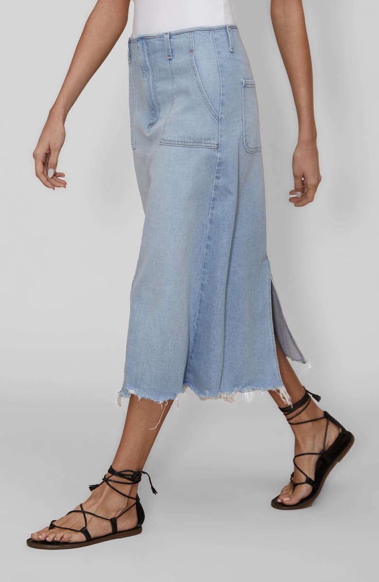 LE JEAN Jocelyn Denim Skirt, Alternate, color, 
