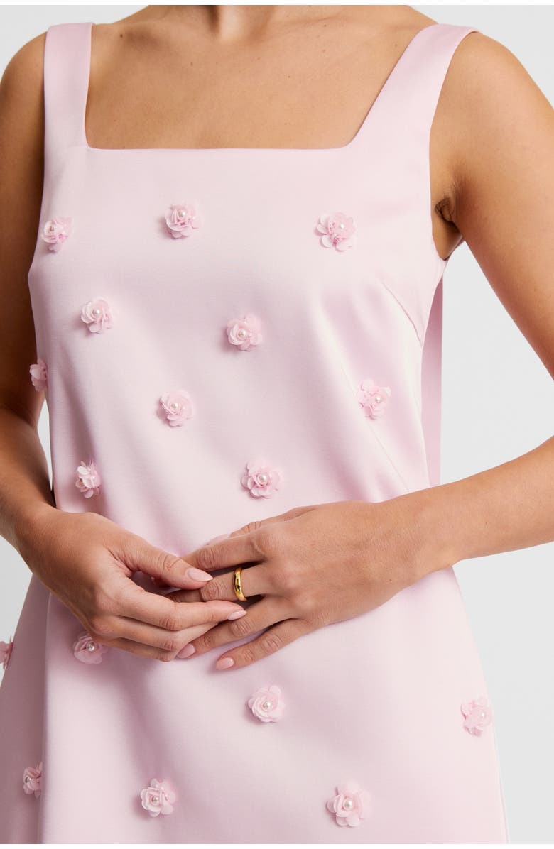 Six Stories Beaded Strappy Mini Dress, Alternate, color, Lilac