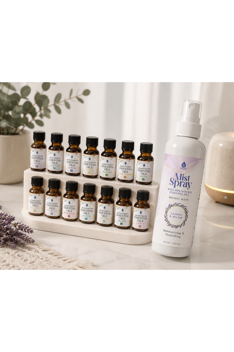 Lavender Mist & 14-Pack Essential Oils, Alternate, color, Multicolor