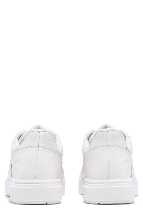 Timberland Allston Sneaker In White Full Grain