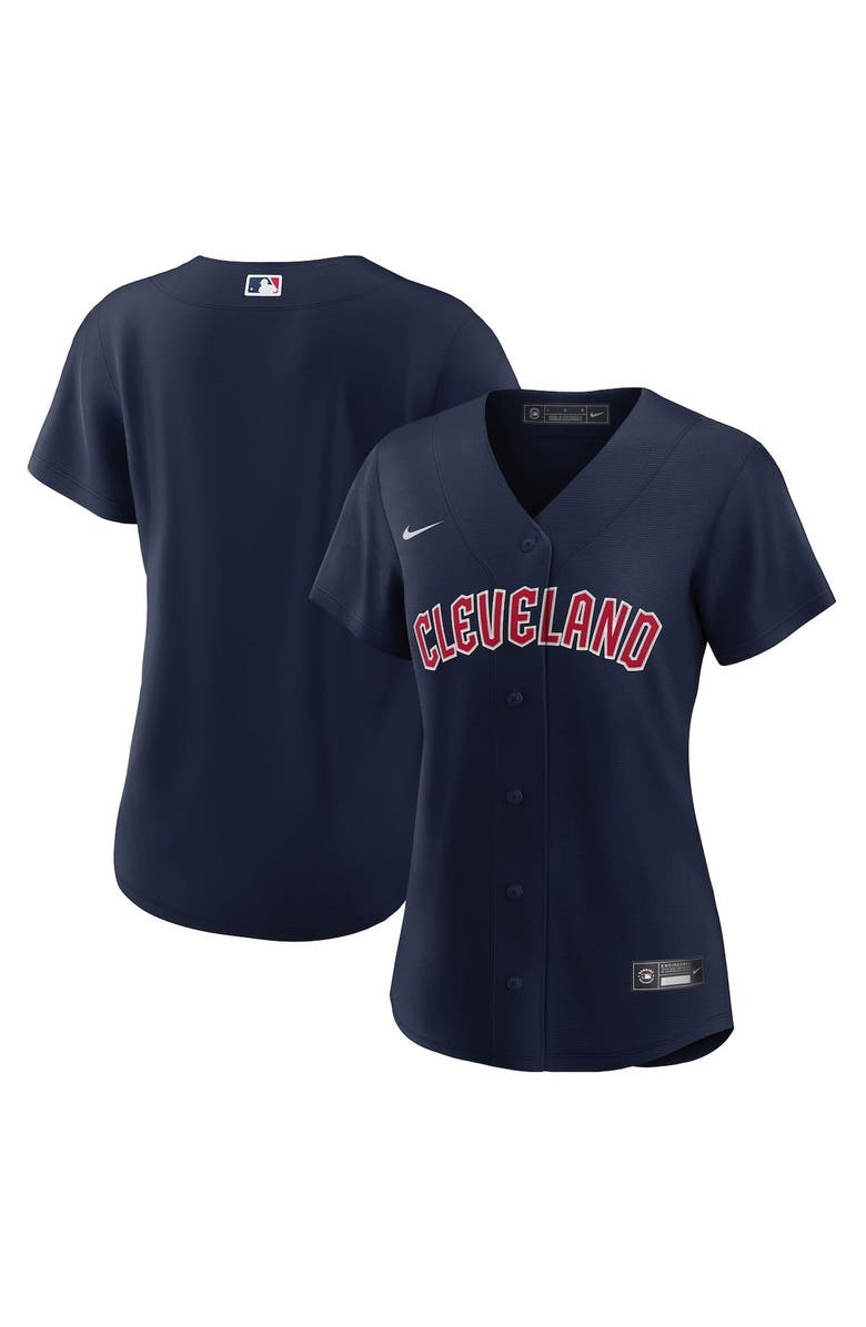 Nike Women's Nike Navy Cleveland Guardians Alternate Official Replica Jersey, Alternate, color, Navy