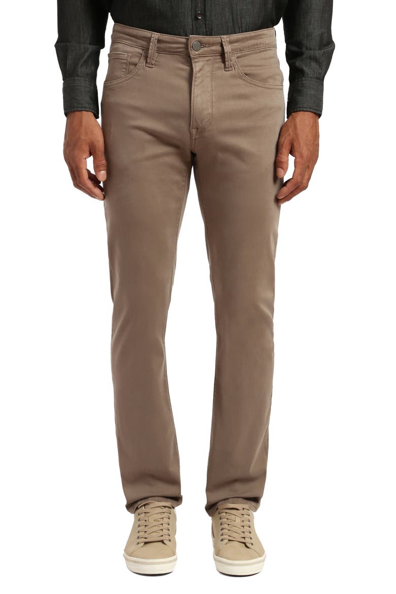 Charisma Five Pocket Stretch Twill Pants, Main, color, WALNUT TWILL