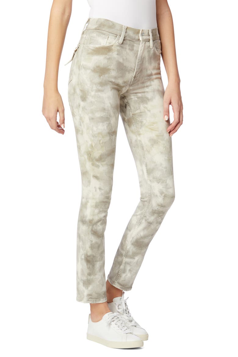 Collin Slim Straight Leg Jeans, Alternate, color, SAGE FATIGUE TIE