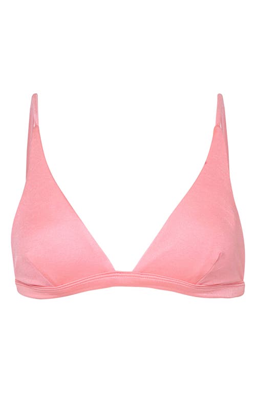Maaji Orchid Pink Ivy Reversible Bikini Top In Pink