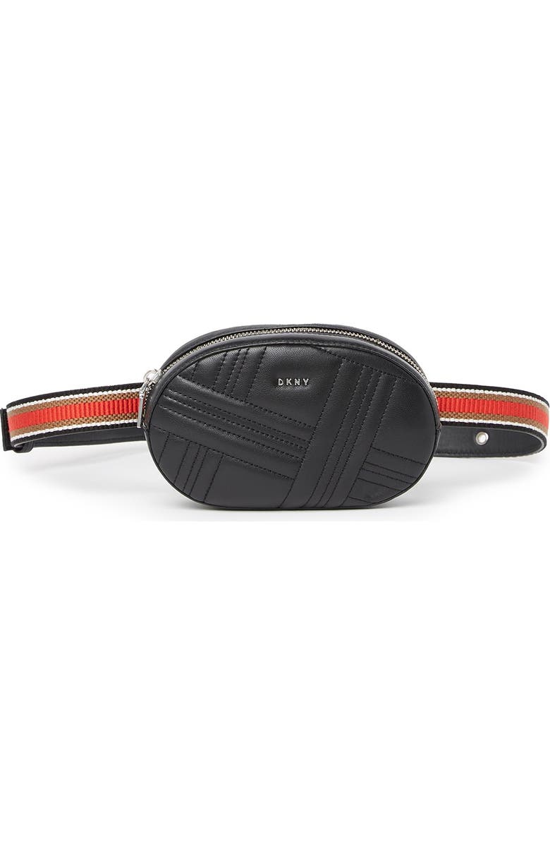 DKNY Allen Leather Belt Bag, Main, color,