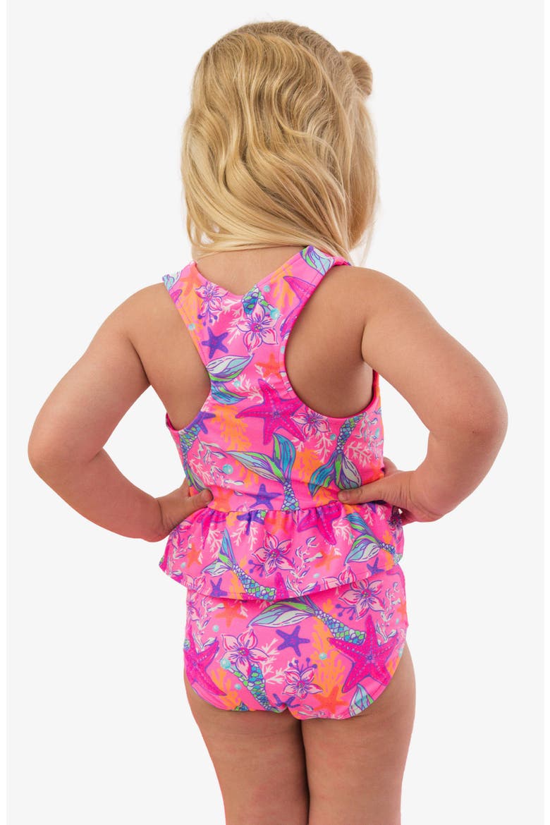 Kids' Shimmer Mermaid Reversible Two-Piece Swimsuit, Alternate, color, PINK